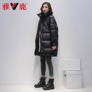 反季好价 YALU 雅鹿 YA71UD830 女士羽绒服中长款