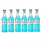 锐澳（RIO）洋酒 预调 鸡尾酒 果酒 蓝玫瑰味 275ml*6瓶（新老包装随机发货） *3件