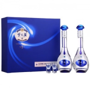 洋河 蓝色经典 梦之蓝M3 52度 浓香型白酒 500ml*2瓶 礼盒装