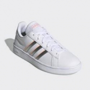 19日0点： adidas 阿迪达斯 GRAND COURT BASE EG5949 女子网球鞋