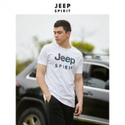 Jeep Spirit 吉普 男士纯棉印花T恤 多色