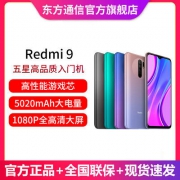 百亿补贴：Redmi 红米 9 智能手机 (墨黛青、4GB、128GB、全网通)