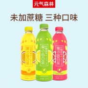 元気森林 无蔗糖果汁茶饮料 500ml*15瓶