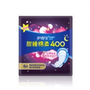 护舒宝(Whisper)超长夜用 甜睡棉柔卫生巾 400mm 6片 (10倍瞬吸) *14件