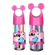 Disney 迪士尼 D01388 可水洗水彩笔 24色 粉色 *3件