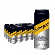 限地区：怡泉 Schweppes 调酒汽水无糖零卡 苏打水 330ml*24罐