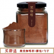 白菜价！还原咖啡本味，无糖现磨：100g 方木集 美式冻干速溶黑咖啡