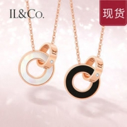 大额神券：IL&Co 玫瑰金色钻石罗马项链（主钻0.8分 附GIC证书）