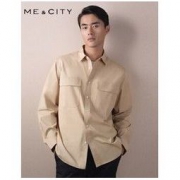 MECITY 527469 男士轻薄工装外套夹克衬衫 *3件