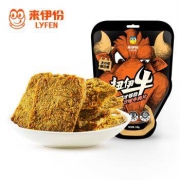来伊份 牛肉干 沙嗲牛肉片 108g/袋*6件