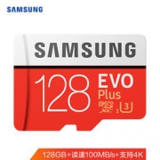 京东PLUS会员： SAMSUNG 三星 EVO Plus 升级版+ MicroSD卡 128GB
