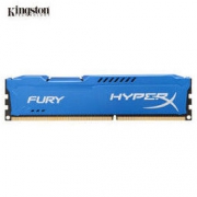 金士顿(Kingston) DDR3 1600 8GB 台式机内存条 骇客神条 Fury雷电系列 蓝色