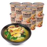 海福盛 方便面 花雕醉鸡面 非油炸FD冻干面 泡面杯面74g*12杯 整箱装 *2件