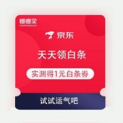 京东商城 天天领白条券 有机会得2元无门槛白条券 最高88元
