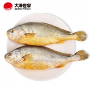 大洋世家 黄花鱼 黄鱼 700g/袋（2条装国产） *5件