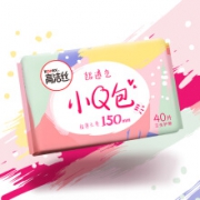Kotex 高洁丝 超透气小Q包护垫 150mm 45片 无香型