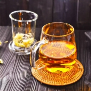 水之铭 耐热蘑菇 茶杯500ml 茶杯+茶滤+杯盖