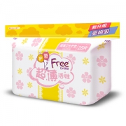 Free 飞 棉柔表层活性卫生巾 152mm*28片 *21件