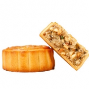 传统广式月饼散装老式手工五仁月饼独立包装黑芝麻葡萄干早餐饼