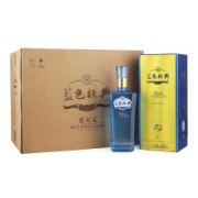 14点：洋河蓝色经典 邃之蓝 口感绵柔浓香型 42度  500ml*6瓶/箱