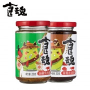鹃城牌 食魂系列 香菇牛肉酱+泡椒牛肉酱 200gx2瓶
