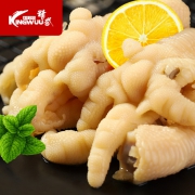 KINGWUU精武 柠檬酸辣无骨鸡爪200g×4盒+赠200g