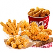 值哭再降10元，开封菜供应商，1.9kg：凤祥食品 炸鸡家庭桶 4袋装