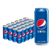 Plus会员：PEPSI 百事 碳酸饮料 细长罐330mlx24听x3件
