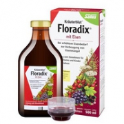 德国进口，补血圣品：500ML Salus莎露斯 Floradix 铁元 红瓶口服液
