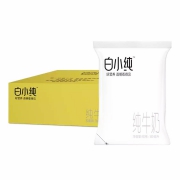 君乐宝 白小纯 纯牛奶 极简装 180ml*16袋 整箱装