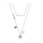 SWAROVSKI 施华洛世奇 5273297 四叶草配小蜜蜂 二合一项链