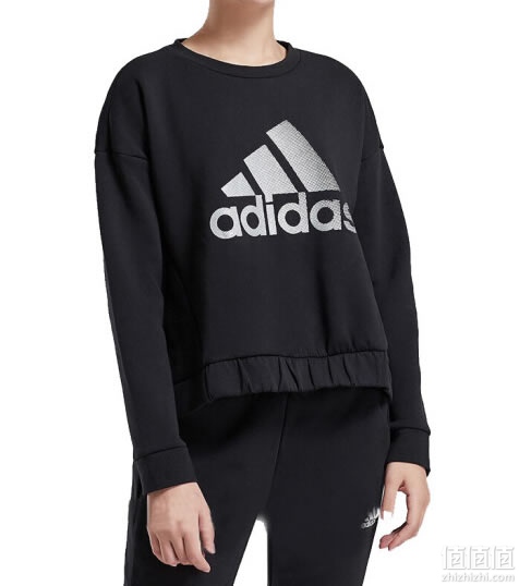阿迪达斯 ADIDAS 女子 型格系列 CREW METAL BOS 运动 套头衫 DX7201 M码