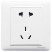 京东PLUS会员： Schneider Electric 施耐德 10A五孔插座 白色 *3件