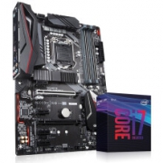 技嘉(GIGABYTE) Z390主板+I7 9700/F/9700K/9700KF主板 CPU套装