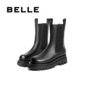 BeLLE 百丽 77211DZ0 黑可可切尔西靴