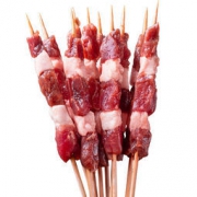 撸串串 内蒙6月龄羔羊腿肉羊肉串 120g*12袋 共72串