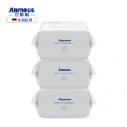 Anmous 安慕斯 婴儿干湿两用棉柔巾 平纹100抽 3包 *3件