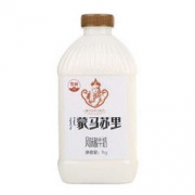 雪原 蒙马苏里风味酸牛奶 1kg *6件