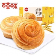 百草味 手撕面包 1000g*2件