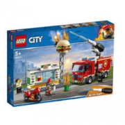 LEGO 乐高 City 城市系列 60214 汉堡店消防救援