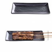 蒸福缘 烧烤店专用盘子 长方形8.5寸