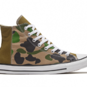 1日0点！CONVERSE 匡威 All Star 168907F 情侣经典印花高帮帆布鞋