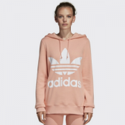 adidas 阿迪达斯 三叶草TREFOIL HOODIE DV2560 女装运套头衫