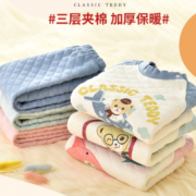 三层夹棉！CLASSIC TEDDY 精典泰迪 儿童保暖内衣套装 29.9元包邮（需用券）