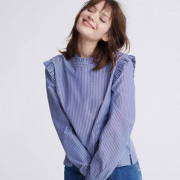 Superdry 极度干燥 Avery 女士高领条纹上衣  直邮含税到手￥237.51