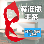 物美价廉！质博 学生红领巾 5条装