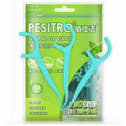 pesitro 薄荷味家庭装牙线 300支 送随身盒