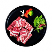 中荣 巴西原切牛腩肉块 1kg 进口草饲牛肉 生鲜 *6件