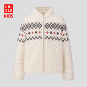 28日0点！ UNIQLO 优衣库 418638 印花摇粒绒外套