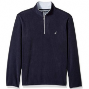 L码，Nautica 诺帝卡 男士1/4拉链抓绒衫 K83875  含税到手约￥202